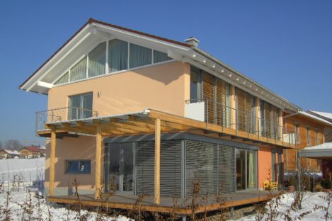 grosse Panorama-Fensterfront