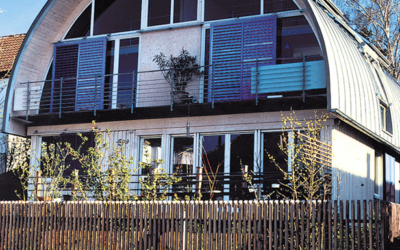 Holz-, Holz-Alu-, Kunststoff-Fenster für Tonnendach