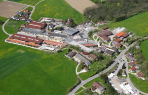 Flugbild von Huber & Sohn Betriebsgelände